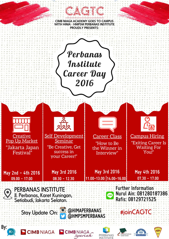 PERBANAS INSTITUTE CAREER DAY 2016