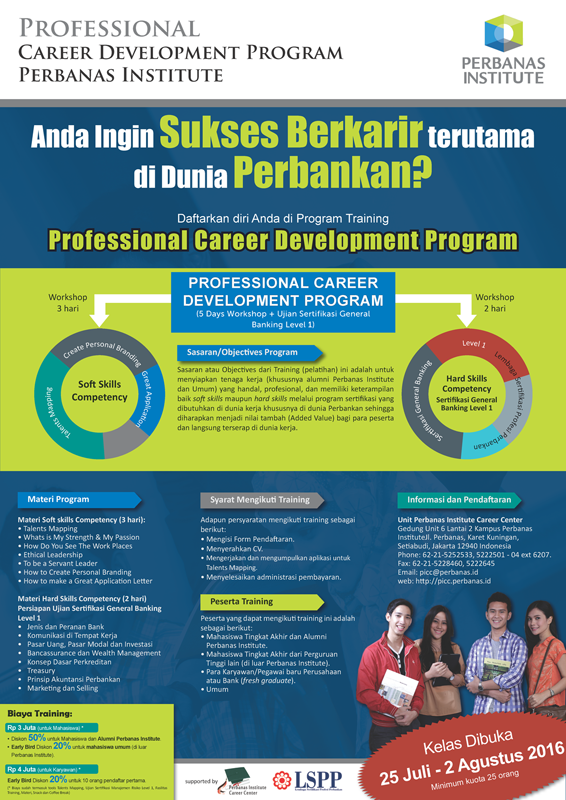 Pelatihan Professional Career Development Program (CDP) Perbanas Institute
