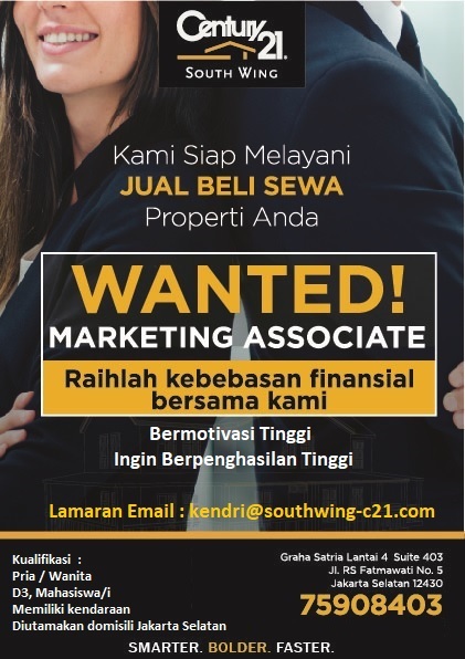 WANTED! Marketing Associate.